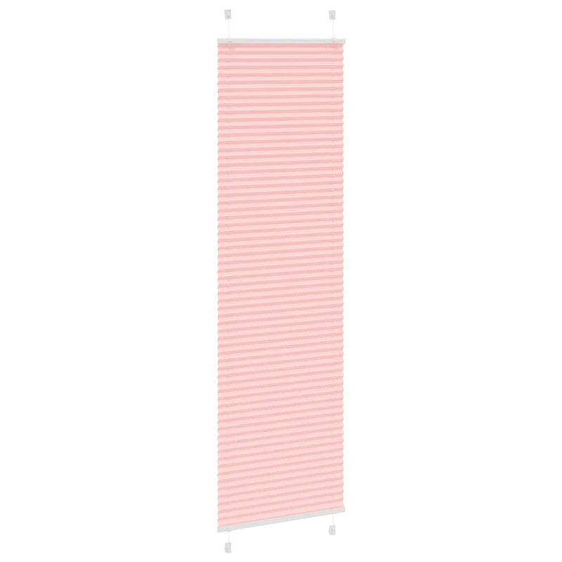 Chargez l'image dans la visionneuse de la galerie, Vidaxl plissé rolgordijn 55x200 cm stofbreedte 54,4 cm polyester roze
