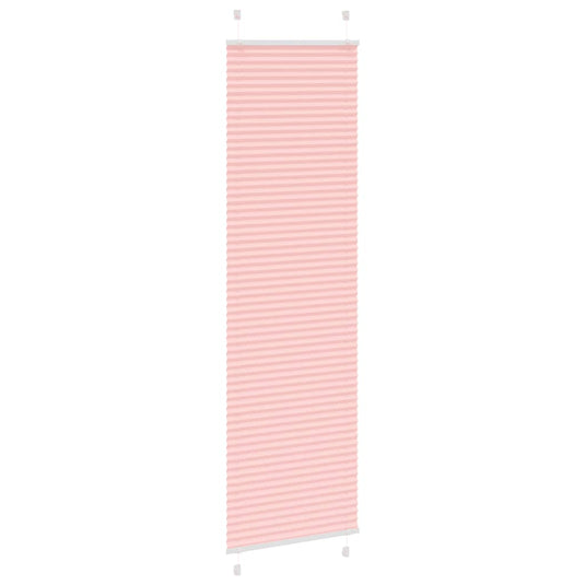 Vidaxl plissé rolgordijn 55x200 cm stofbreedte 54,4 cm polyester roze