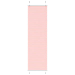 Vidaxl plissé rolgordijn 65x200 cm stofbreedte 64,4 cm polyester roze