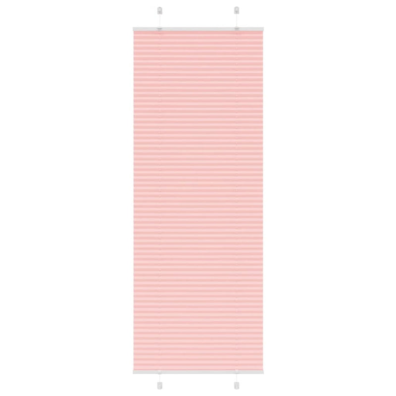 Chargez l'image dans la visionneuse de la galerie, Vidaxl plissé rolgordijn 70x200 cm stofbreedte 69,4 cm polyester roze

