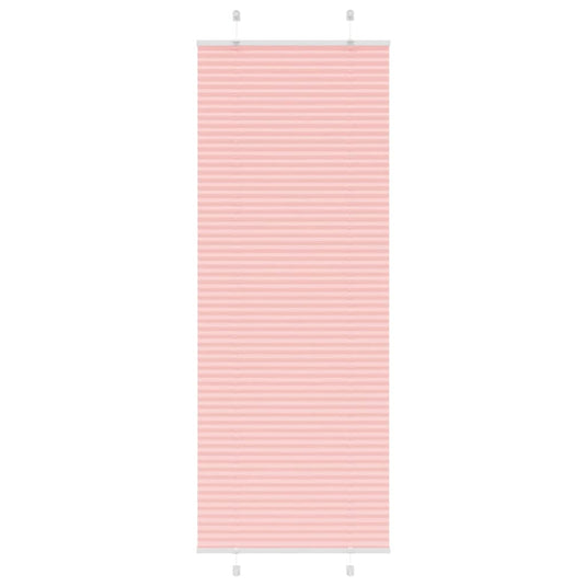 Vidaxl plissé rolgordijn 70x200 cm stofbreedte 69,4 cm polyester roze