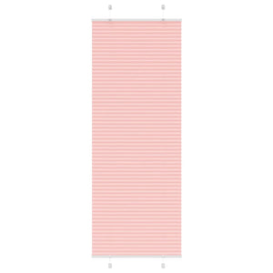 Vidaxl plissé rolgordijn 75x200 cm stofbreedte 74,4 cm polyester roze