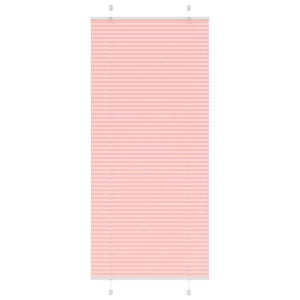Vidaxl plissé rolgordijn 90x200 cm stofbreedte 89,4 cm polyester roze