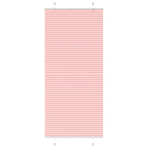 Vidaxl plissé rolgordijn 100x200 cm stofbreedte 99,4cm polyester roze