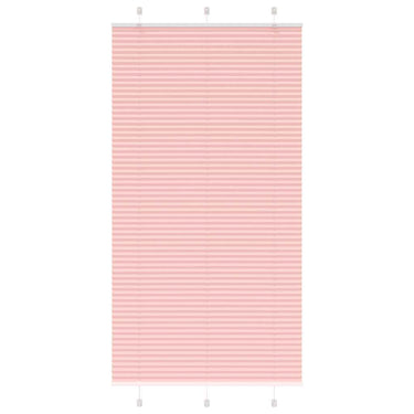 Vidaxl plissé rolgordijn 105x200cm stofbreedte 104,4cm polyester roze