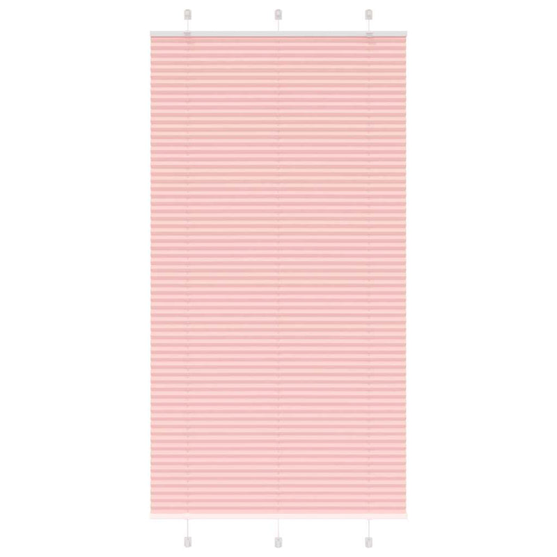 ギャラリービューアに画像をロードする, Vidaxl plissé rolgordijn 105x200cm stofbreedte 104,4cm polyester roze
