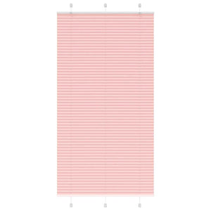 Vidaxl plissé rolgordijn 110x200cm stofbreedte 109,4cm polyester roze