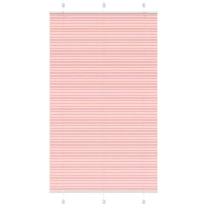 Vidaxl plissé rolgordijn 120x200cm stofbreedte 119,4cm polyester roze