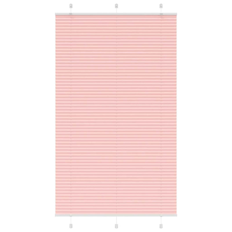 ギャラリービューアに画像をロードする, Vidaxl plissé rolgordijn 120x200cm stofbreedte 119,4cm polyester roze
