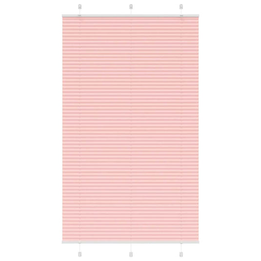 Vidaxl plissé rolgordijn 120x200cm stofbreedte 119,4cm polyester roze