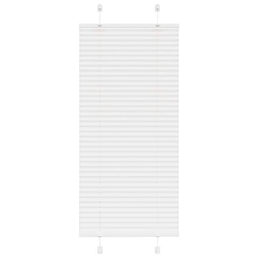 Vidaxl plissé rolgordijn 55x100 cm stofbreedte 54,4 cm polyester wit