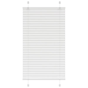 Vidaxl plissé rolgordijn 80x100 cm stofbreedte 79,4 cm polyester wit