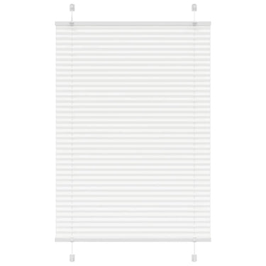 Vidaxl plissé rolgordijn 90x100 cm stofbreedte 89,4 cm polyester wit