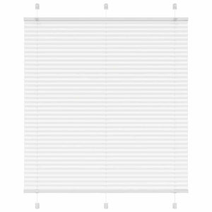 Vidaxl plissé rolgordijn 115x100cm stofbreedte 114,4cm polyester wit