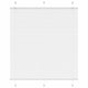 Vidaxl plissé rolgordijn 120x100cm stofbreedte 119,4cm polyester wit