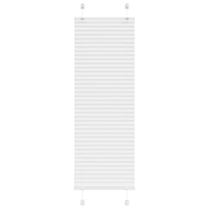 Vidaxl plissé rolgordijn 45x150 cm stofbreedte 44,4 cm polyester wit