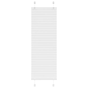 Vidaxl plissé rolgordijn 50x150 cm stofbreedte 49,4 cm polyester wit