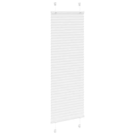 Vidaxl plissé rolgordijn 50x150 cm stofbreedte 49,4 cm polyester wit
