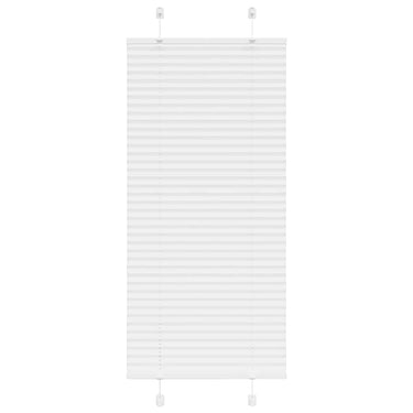 Vidaxl plissé rolgordijn 60x150 cm stofbreedte 59,4 cm polyester wit