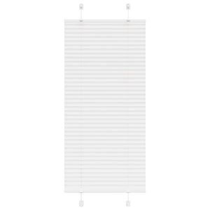 Vidaxl plissé rolgordijn 65x150 cm stofbreedte 64,4 cm polyester wit