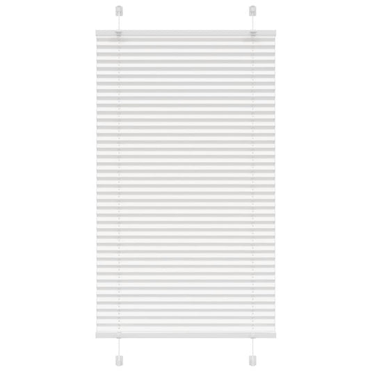 Vidaxl plissé rolgordijn 70x150 cm stofbreedte 69,4 cm polyester wit