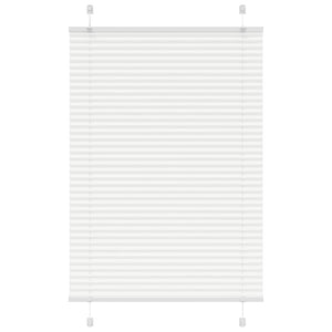 Vidaxl plissé rolgordijn 90x150 cm stofbreedte 89,4 cm polyester wit