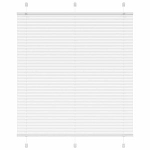 Vidaxl plissé rolgordijn 115x150 cm stofbreedte 114,4cm polyester wit