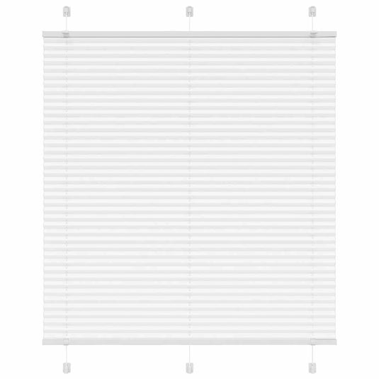 Vidaxl plissé rolgordijn 115x150 cm stofbreedte 114,4cm polyester wit