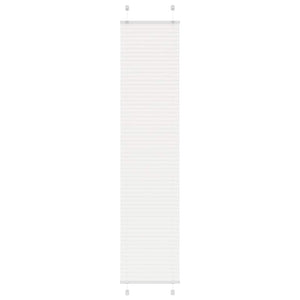 Vidaxl plissé rolgordijn 40x200 cm stofbreedte 39,4 cm polyester wit