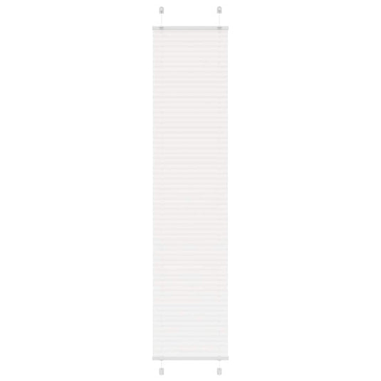 Vidaxl plissé rolgordijn 45x200 cm stofbreedte 44,4 cm polyester wit