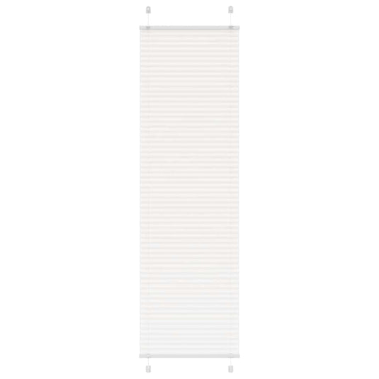 Vidaxl plissé rolgordijn 55x200 cm stofbreedte 54,4 cm polyester wit