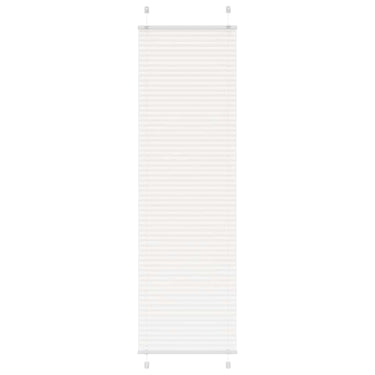 Vidaxl plissé rolgordijn 55x200 cm stofbreedte 54,4 cm polyester wit