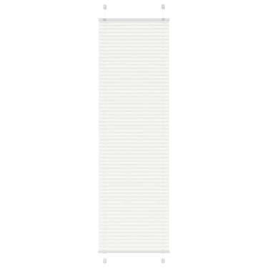 Vidaxl plissé rolgordijn 65x200 cm stofbreedte 64,4 cm polyester wit