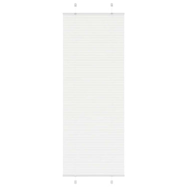 Vidaxl plissé rolgordijn 75x200 cm stofbreedte 74,4 cm polyester wit