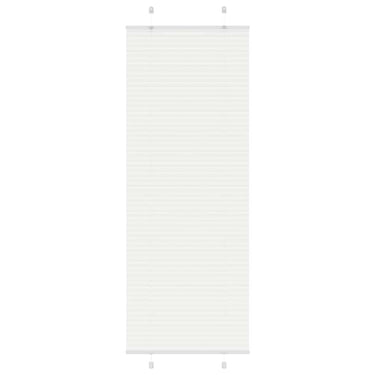 Vidaxl plissé rolgordijn 80x200 cm stofbreedte 79,4 cm polyester wit