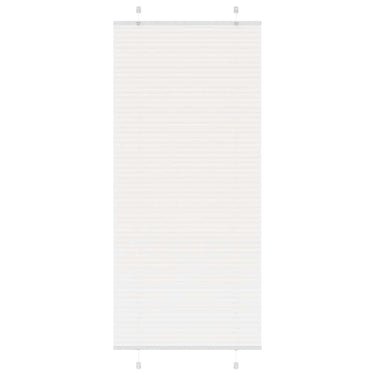Vidaxl plissé rolgordijn 85x200 cm stofbreedte 84,4 cm polyester wit