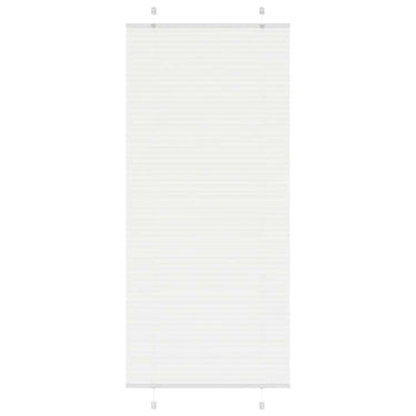 Vidaxl plissé rolgordijn 90x200 cm stofbreedte 89,4 cm polyester wit