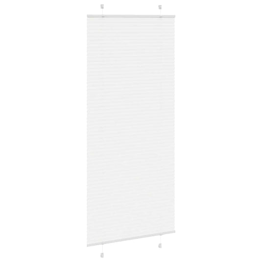 Vidaxl plissé rolgordijn 95x200 cm stofbreedte 94,4 cm polyester wit