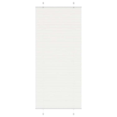 Vidaxl plissé rolgordijn 100x200 cm stofbreedte 99,4cm polyester wit