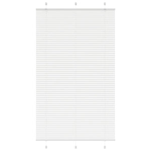 Vidaxl plissé rolgordijn 115x200 cm stofbreedte 114,4cm polyester wit