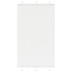 Vidaxl plissé rolgordijn 115x200 cm stofbreedte 114,4cm polyester wit