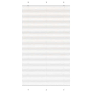 Vidaxl plissé rolgordijn 120x200 cm stofbreedte 119,4cm polyester wit