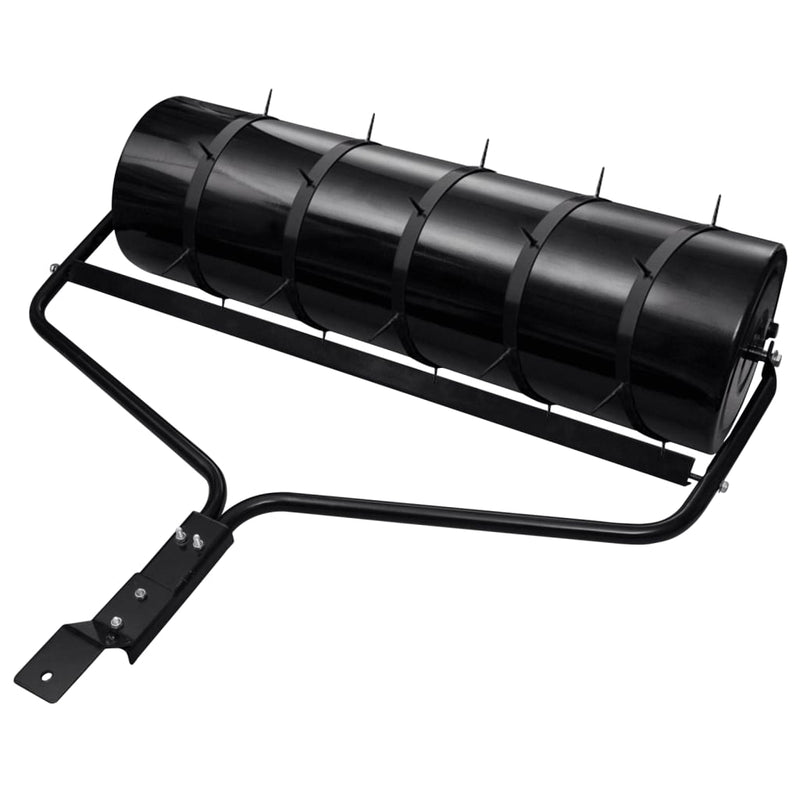 Chargez l'image dans la visionneuse de la galerie, Vidaxl gazonroller trekbaar met beluchtingsklemmen 63 l ijzer zwart
