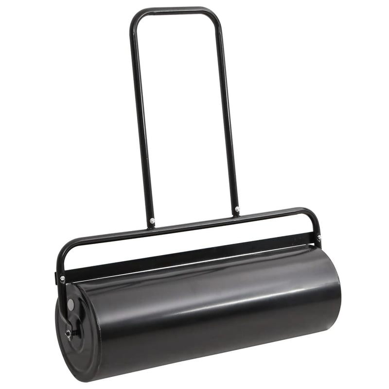 ギャラリービューアに画像をロードする, Vidaxl gazonroller trekbaar met beluchtingsklemmen 63 l ijzer en staal zwart
