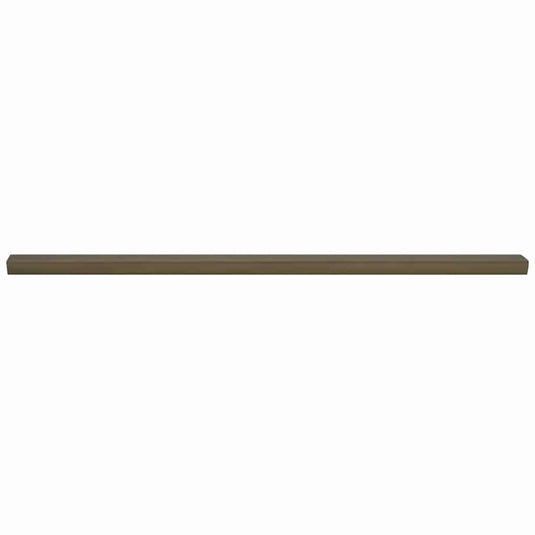 Vidaxl trapprofielen 30 pcs bruin 67 x 3.5 x 3 cm aluminium