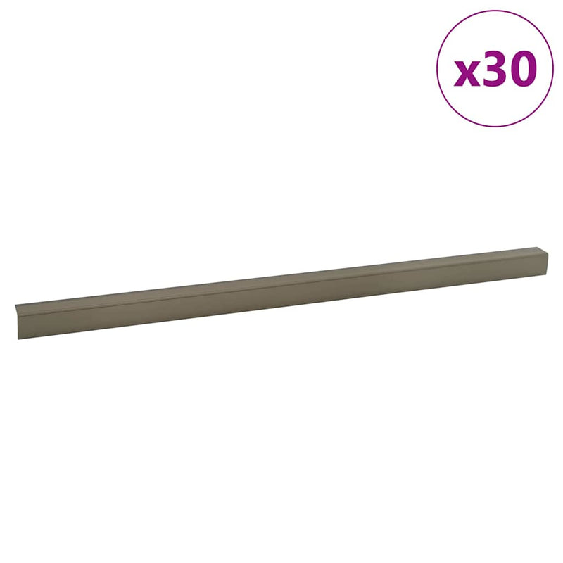 Afbeelding laden in galerijviewer, Vidaxl trapprofielen 30 pcs champagne 67 x 3.5 x 3 cm aluminium
