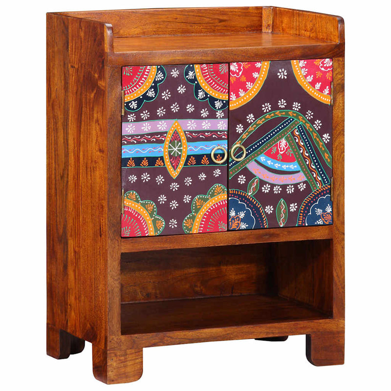 Afbeelding laden in galerijviewer, Vidaxl schoenenkast met plank bruin 55 x 35 x 75 cm massief acaciahout
