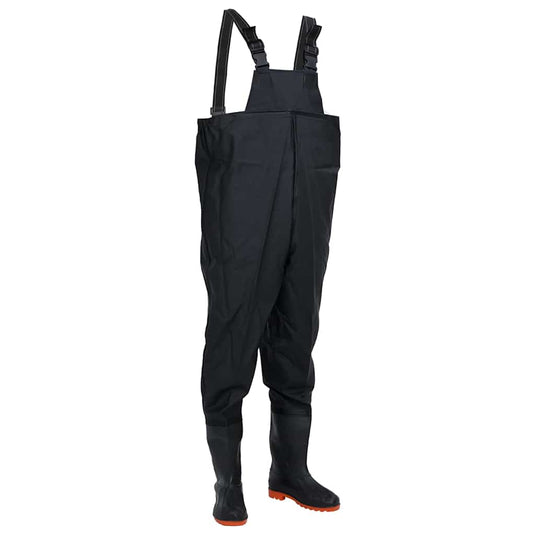 Vidaxl waadpak met laarzen maat 39 zwart