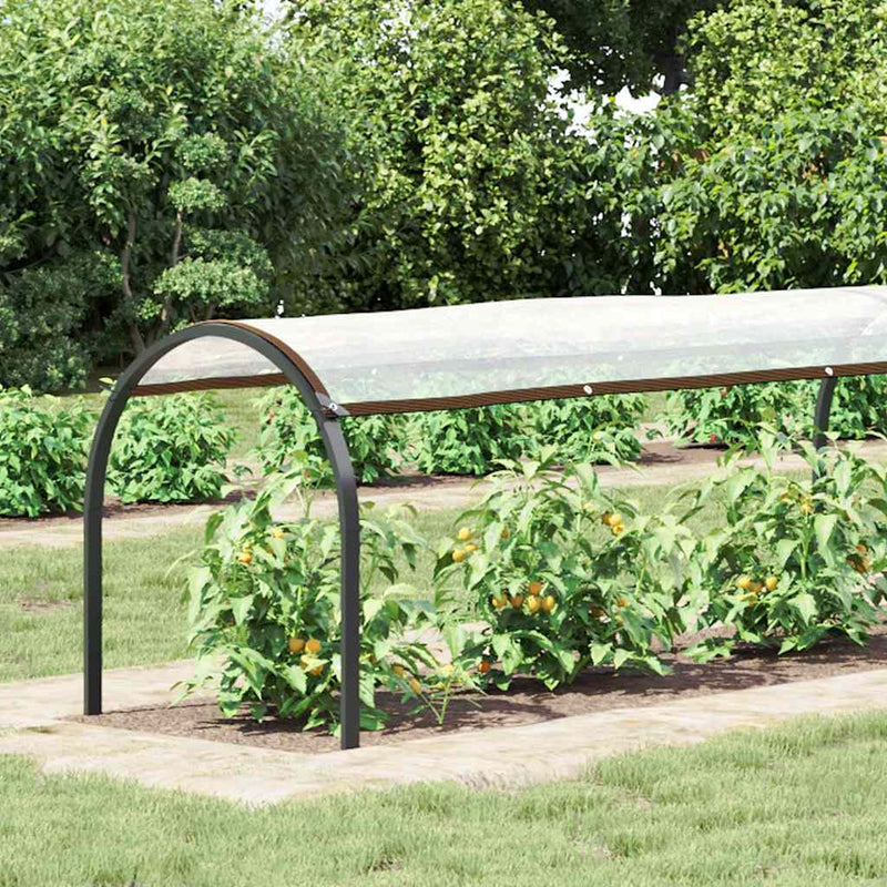 Load image into Gallery viewer, Vidaxl doorzichtig zeildoek met zeilringen 1x10 m polyethyleen
