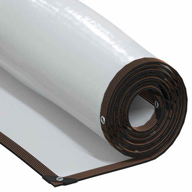Vidaxl doorzichtig zeildoek met zeilringen 5x8 m polyethyleen